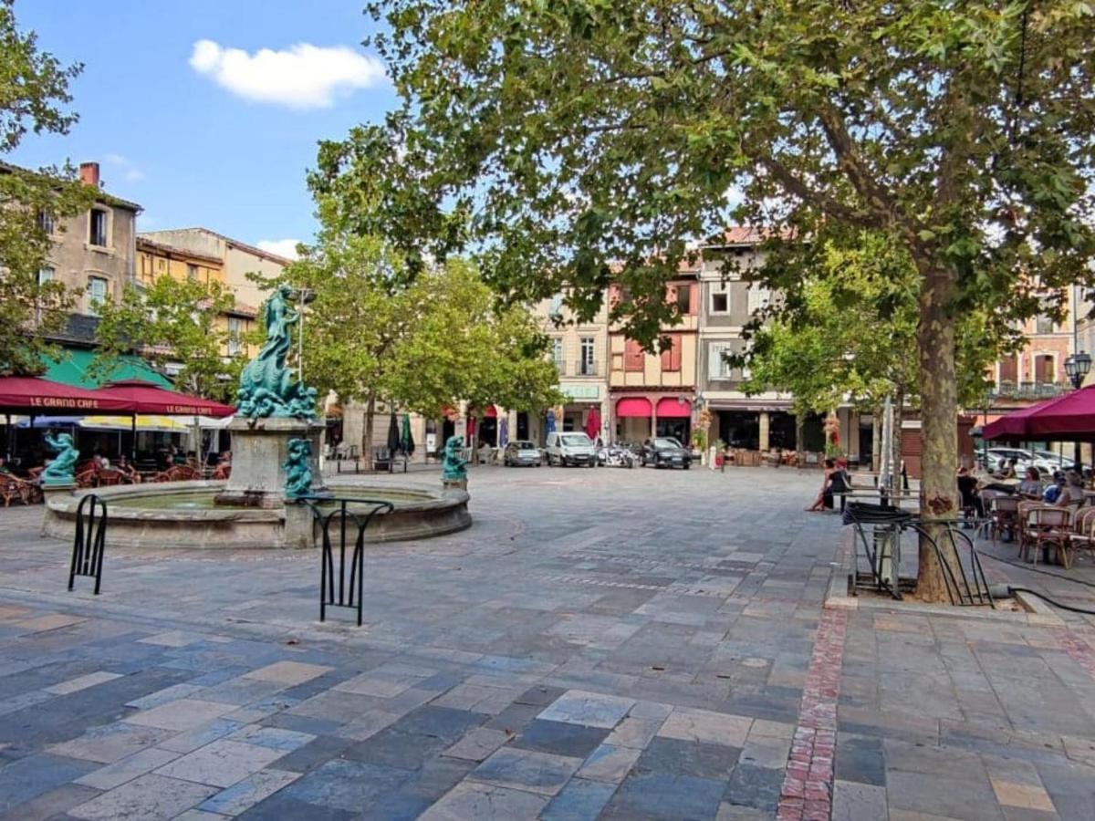 Le Cathare-Limoux-Wifi-Parking Free-Oc-Keys Apartment Bagian luar foto