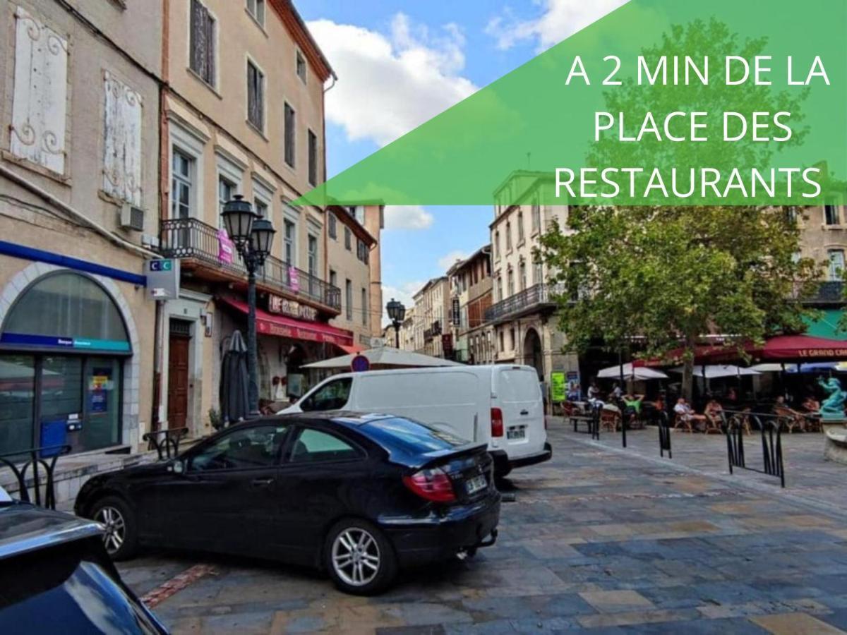 Le Cathare-Limoux-Wifi-Parking Free-Oc-Keys Apartment Bagian luar foto
