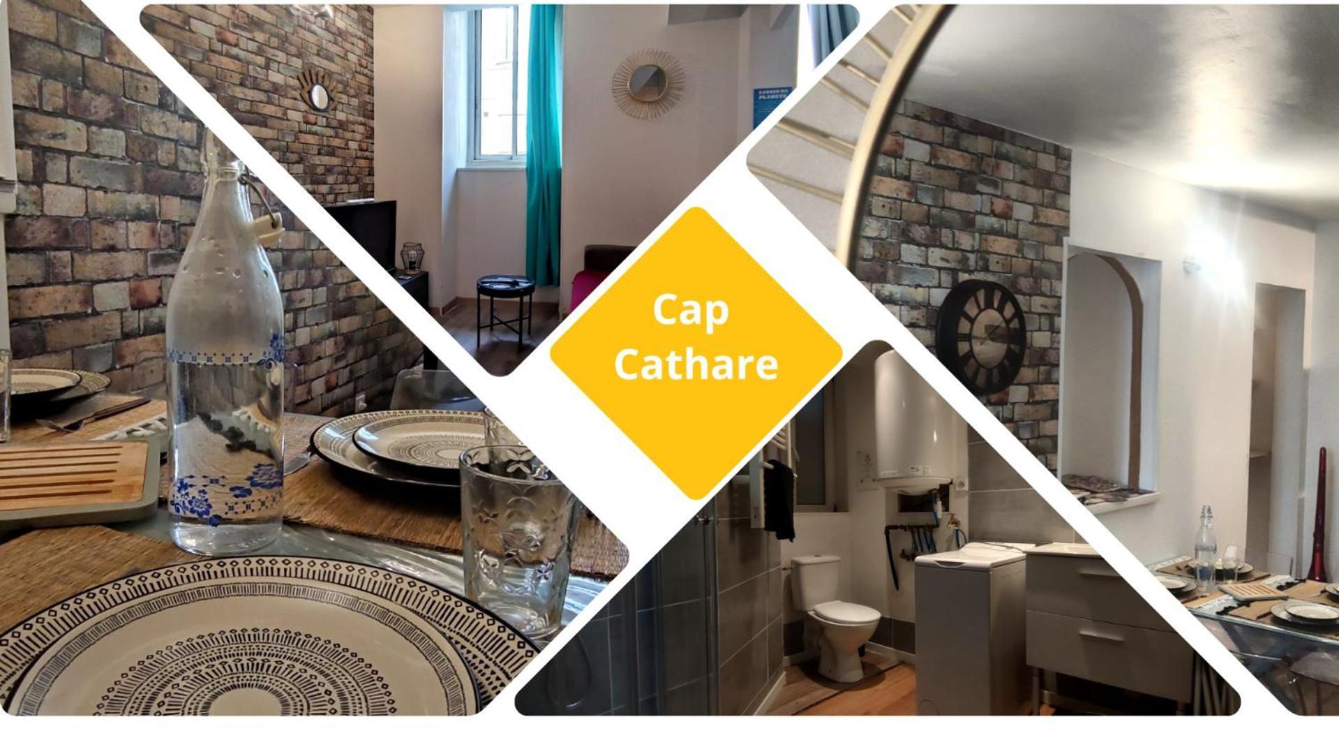 Le Cathare-Limoux-Wifi-Parking Free-Oc-Keys Apartment Bagian luar foto