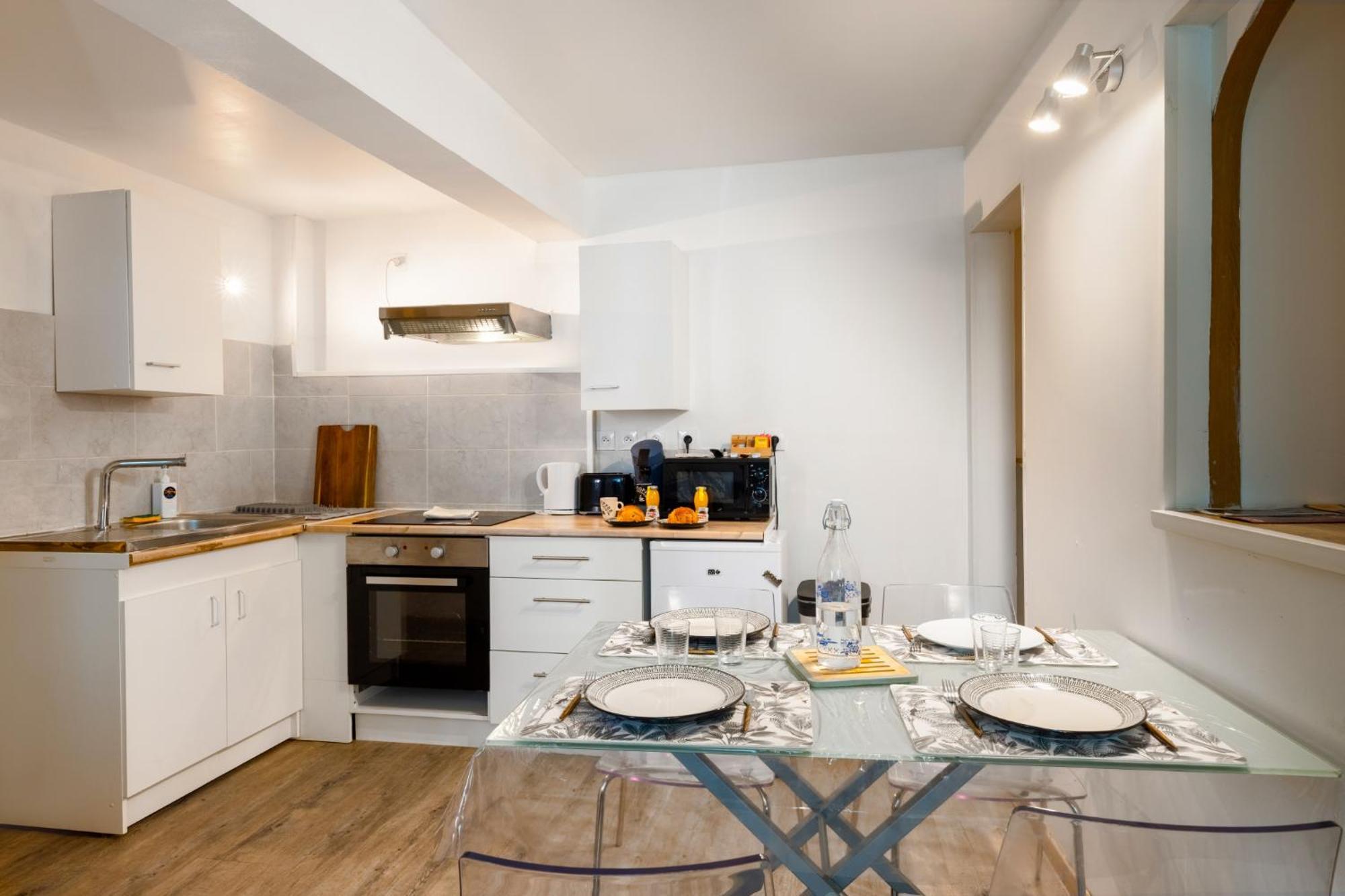 Le Cathare-Limoux-Wifi-Parking Free-Oc-Keys Apartment Bagian luar foto